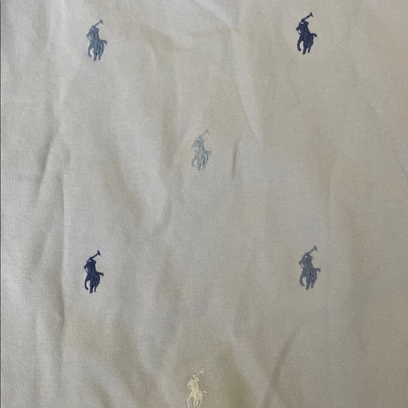 Polo Pony Soft Cotton Polo Coverall by Ralph Lauren Light Blue One Piece sz 12mo - Picture 5 of 7